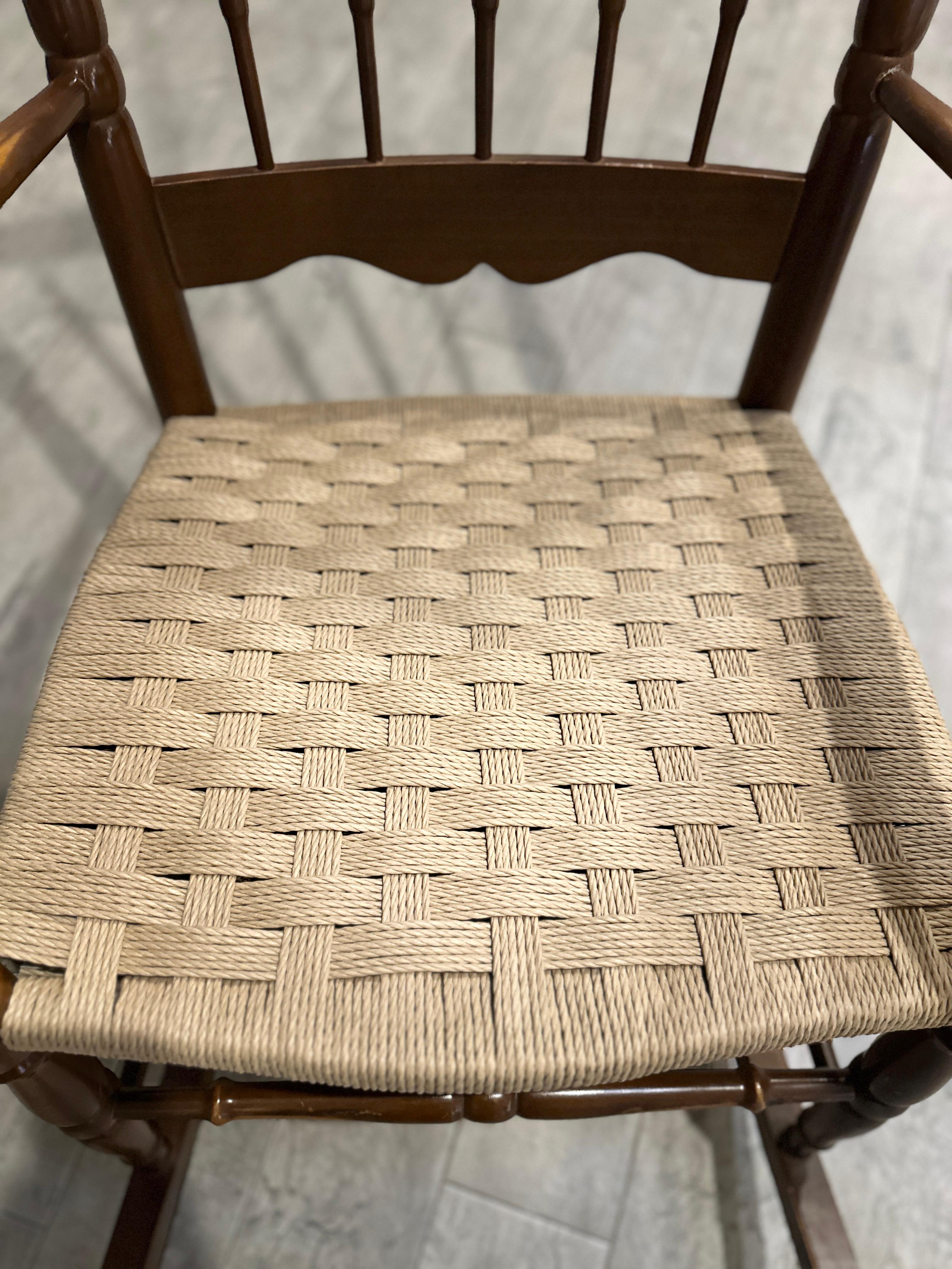 Impagliatura scacchi completata